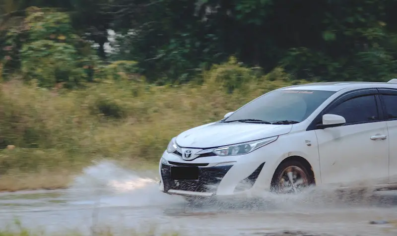 toyota corolla water