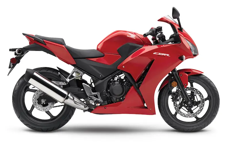 red honda cbr300r