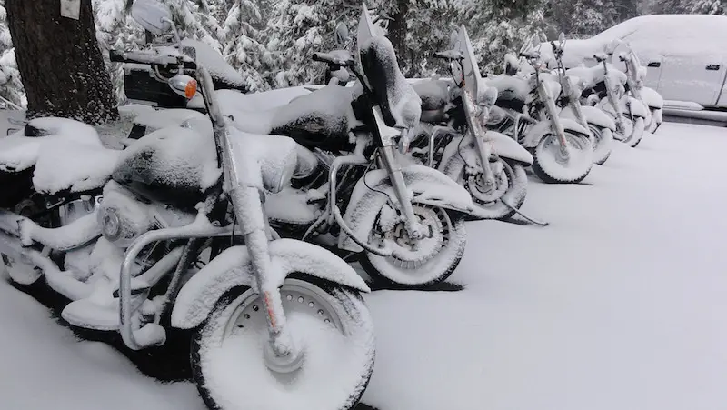 winterizing a motorcycle