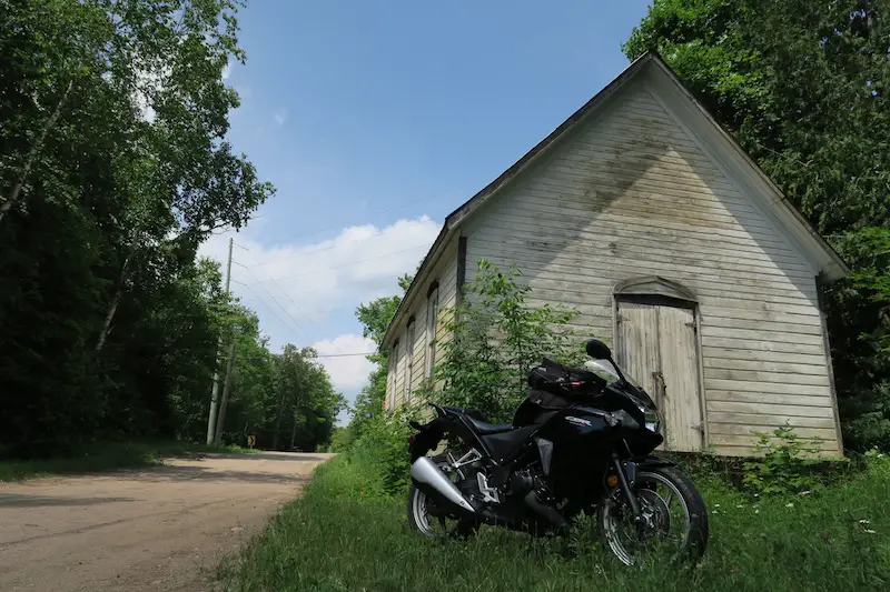 old abandoned church near haliburton