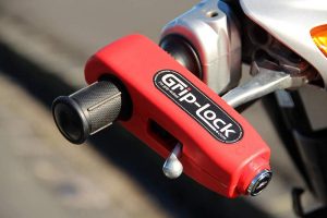 grip-lock motorcycle lock