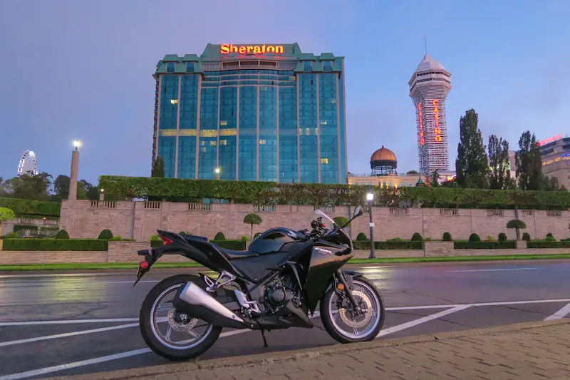 motorcycle parking in niagara falls