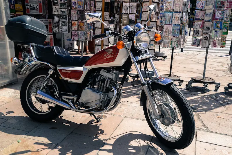 custom honda motorcycle