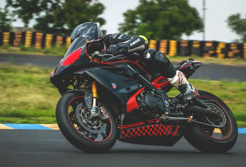 track day on the motorbike