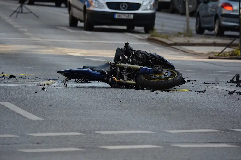 motorcycle crashed accident