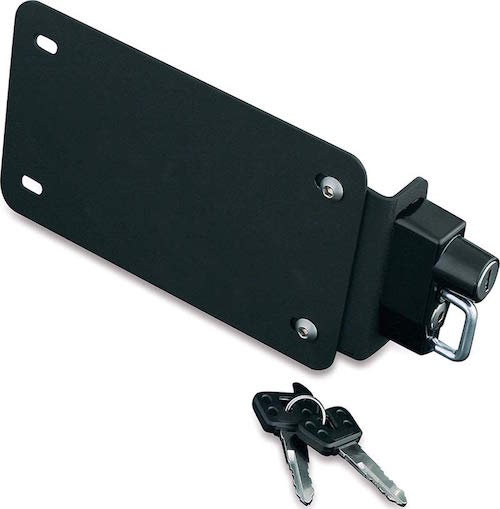 Kuryakyn 4248 License Plate Motorcycle Helmet Lock