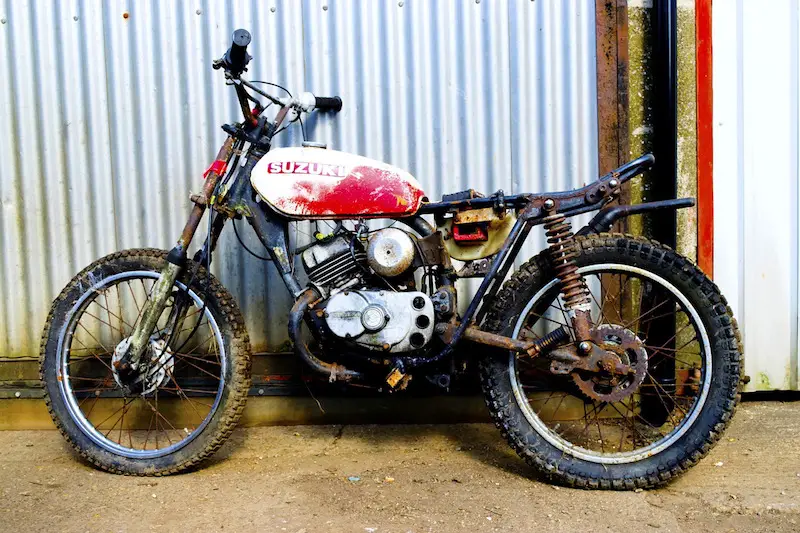 old suzuki motorcycle
