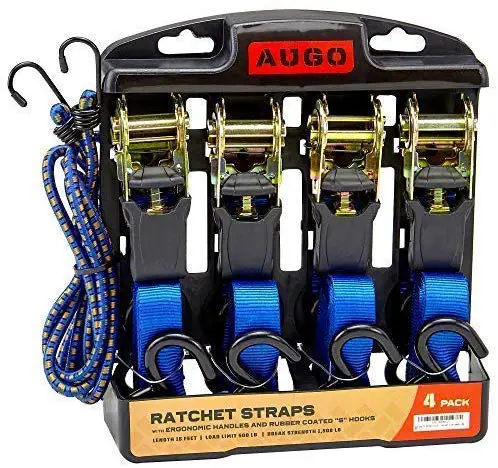 AUGO Ratchet Tie Down Straps