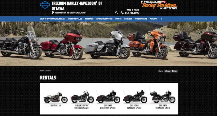 Freedom Harley Davidson (Ottawa Motorcycle Rental)