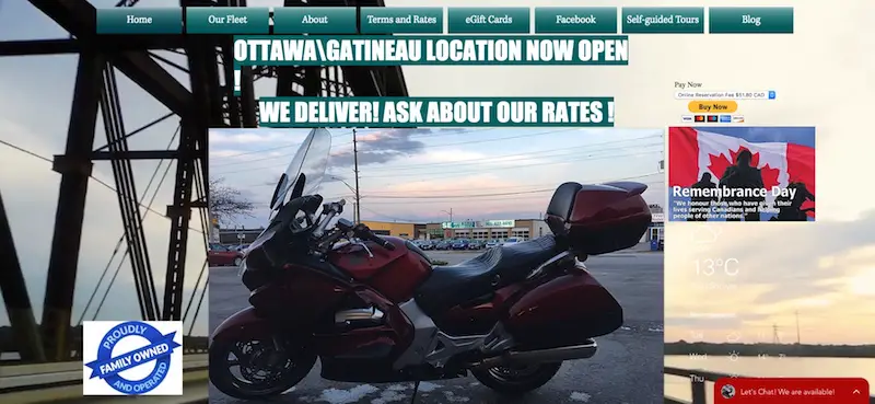 Motorcycle Rental Toronto