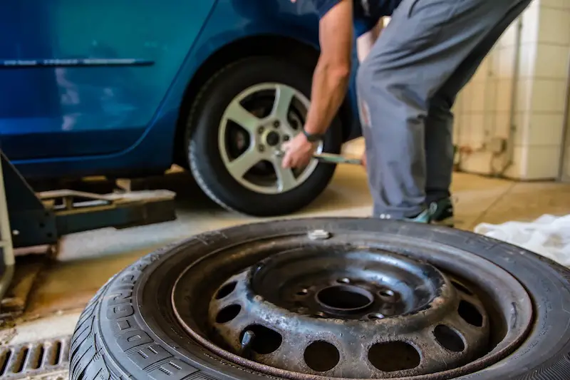 changing winter tires