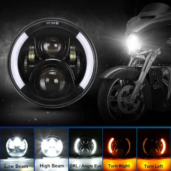 SUPAREE 7” LED Motorcycle Headlight