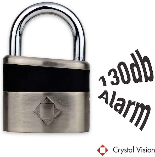 Crystal Vision SHPLA Alarm Padlock