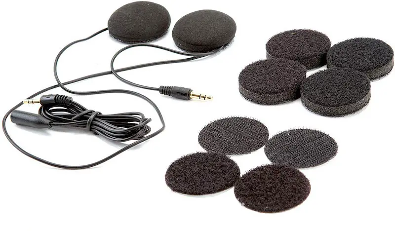 uclear wired helmet speakers
