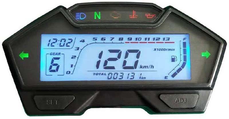 SAMDO Universal Motorcycle Speedometer