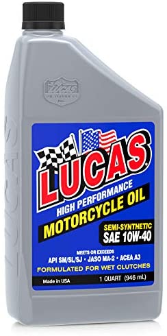 Lucas Oil Semi-Synthetic Motorcycle Oil