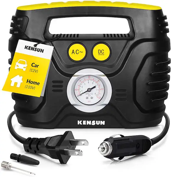 kensun ac dc tire inflator