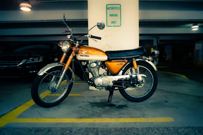 old honda motorcycle