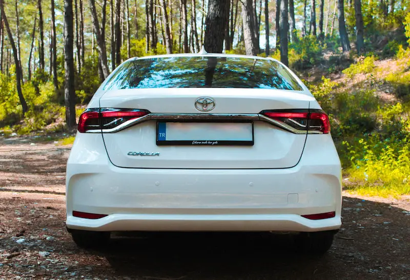 corolla rear end