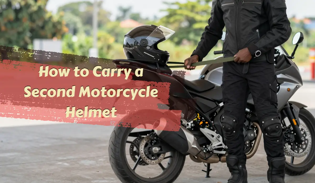 How to Carry a Second Motorcycle Helmet