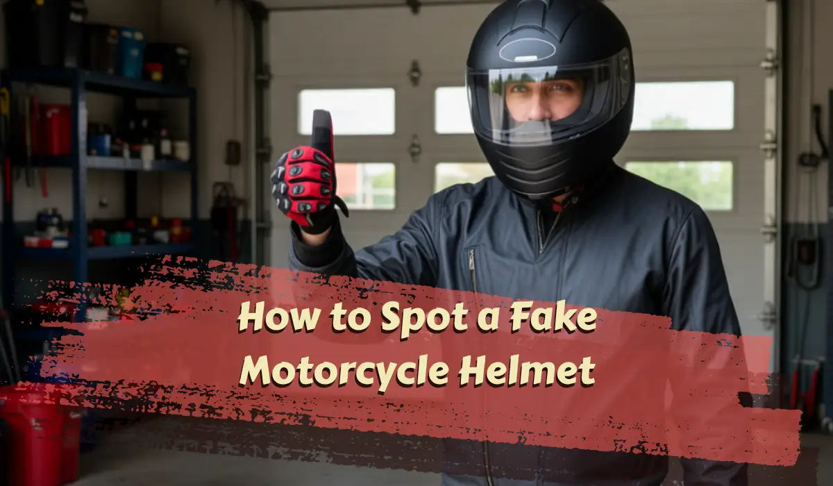 How to Spot a Fake Motorcycle Helmet