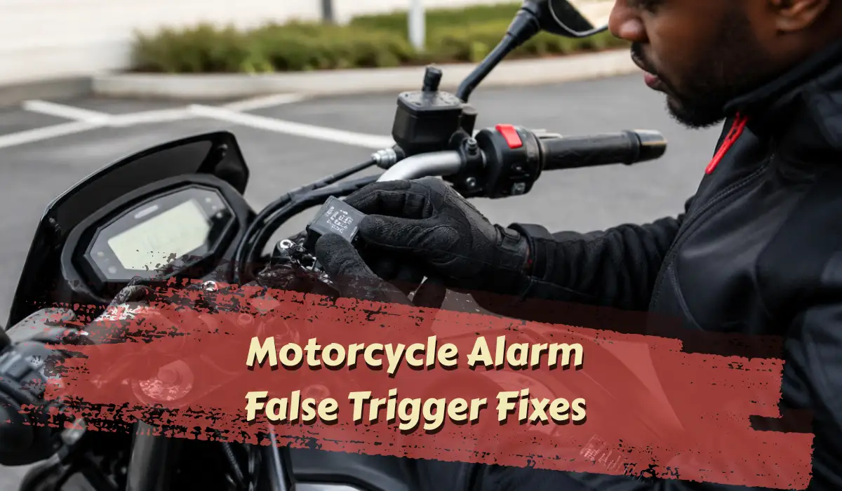 Motorcycle Alarm False Trigger Fixes