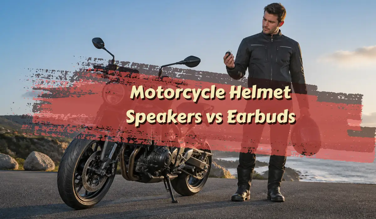 Motorcycle Helmet Speakers vs Earbuds