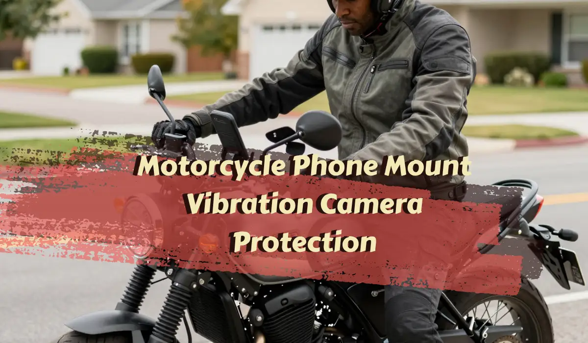 Motorcycle Phone Mount Vibration Camera Protection